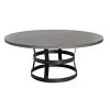 CFC Furniture Basket Dining Table (72"), Oak With Steel Base Dining Tables