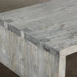 Organic Restoration Dovetail Elm Cocktail Table Furniture