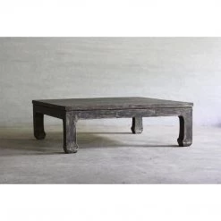 Organic Restoration Reclaimed Elm Square Ming Cocktail