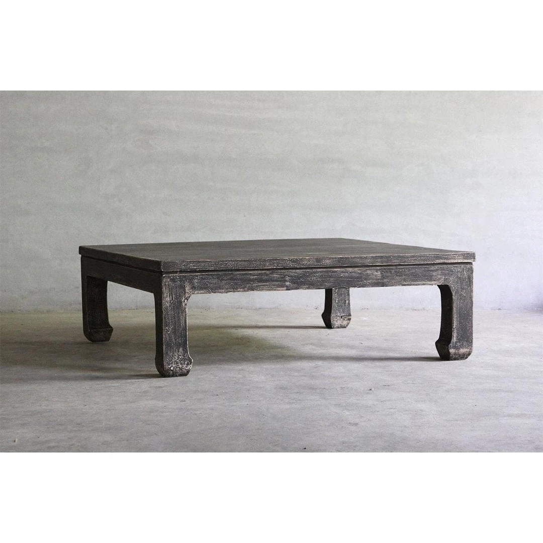 Organic Restoration Reclaimed Elm Square Ming Cocktail