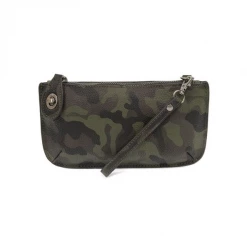 Joy Accessories Camo Mini Crossbody Wristlet Clutch