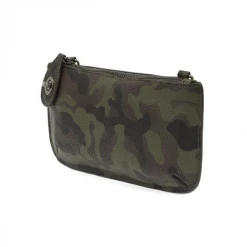 Joy Accessories Camo Mini Crossbody Wristlet Clutch