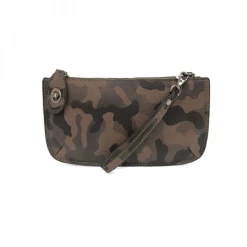 Joy Accessories Camo Mini Crossbody Wristlet Clutch