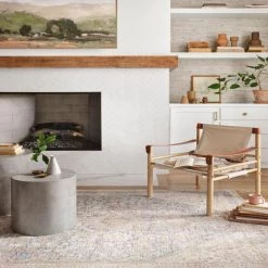 Loloi Rugs Joanna Gaines Carlisle Rug Collection - CAR-03 Blue/Ivory