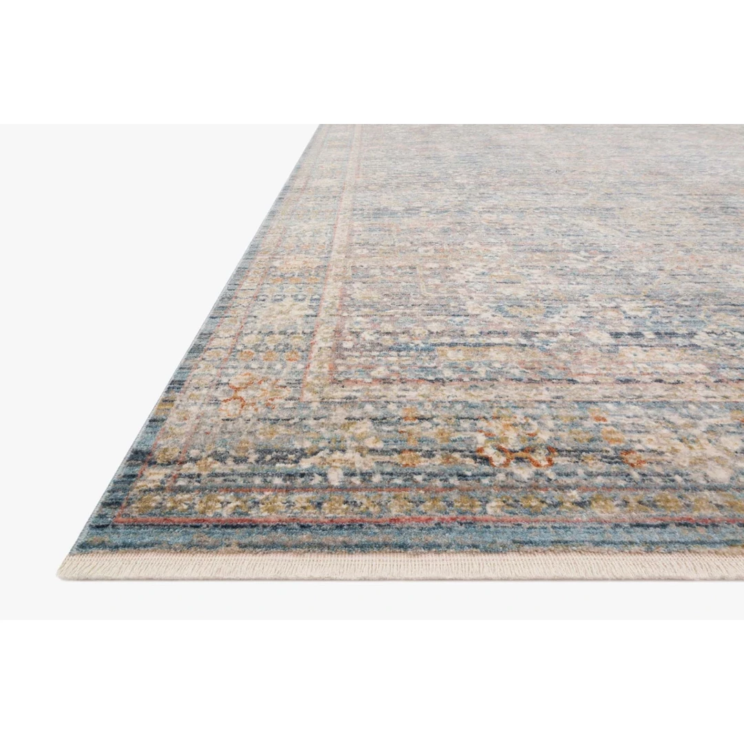 Loloi Rugs Claire Rugs By Loloi - CLE-06 Blue/Sunset