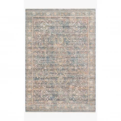 Loloi Rugs Claire Rugs By Loloi - CLE-06 Blue/Sunset