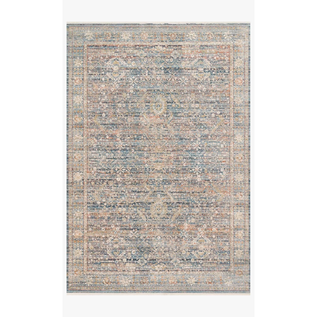 Loloi Rugs Claire Rugs By Loloi - CLE-06 Blue/Sunset