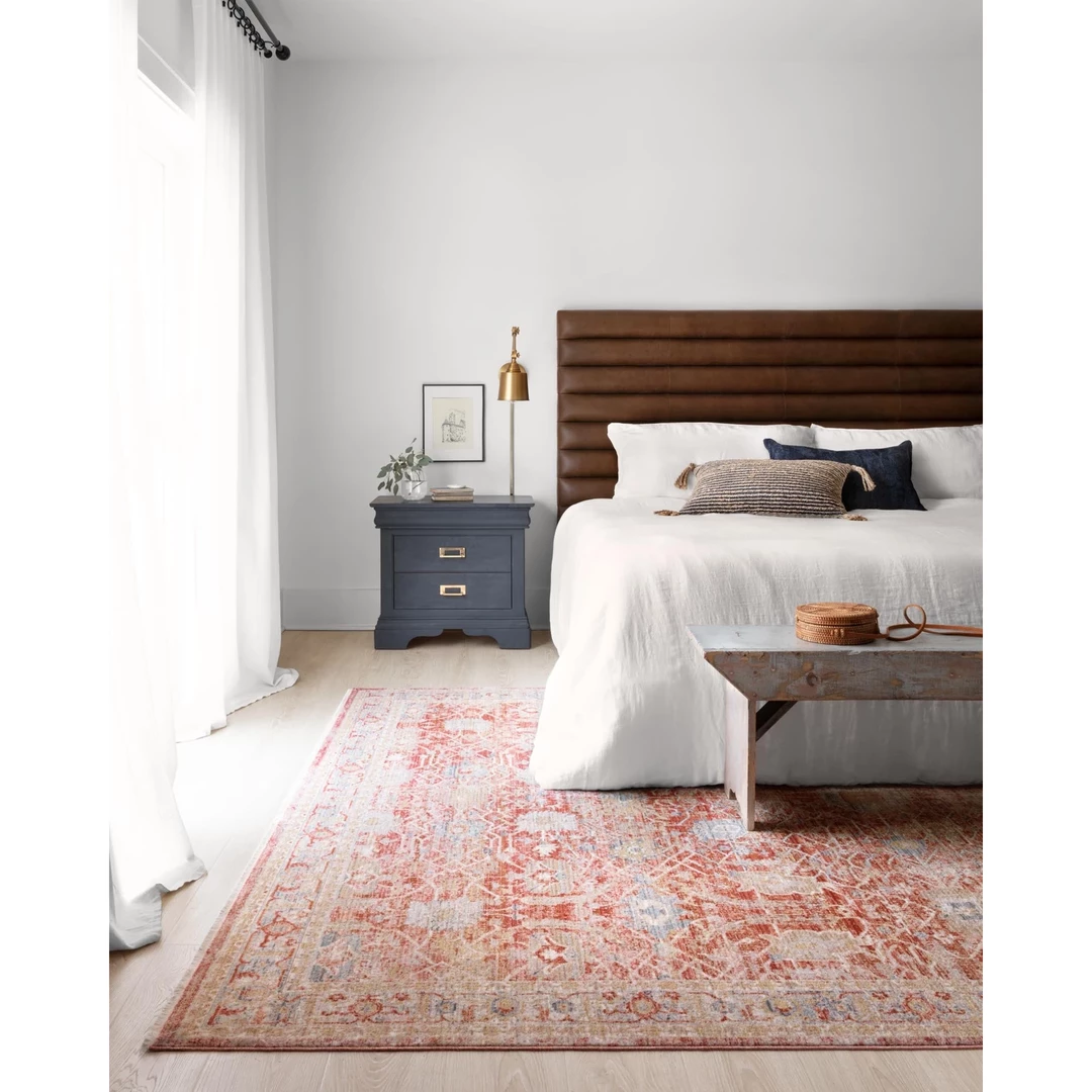 Loloi Rugs Claire Rugs By Loloi - CLE-01 Red/Ivory