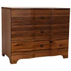 Noir Furniture Claudie Chest, Dark Walnut Dressers