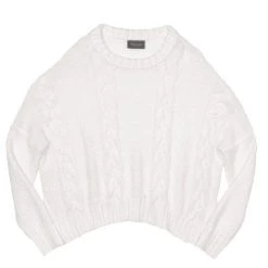 Wooden Ships Clothing Cropped Cable BF Crew