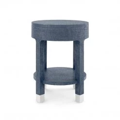 Bungalow 5 - Dakota 1-Drawer Round Side Table In Navy Blue