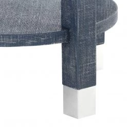 Bungalow 5 - Dakota 1-Drawer Round Side Table In Navy Blue