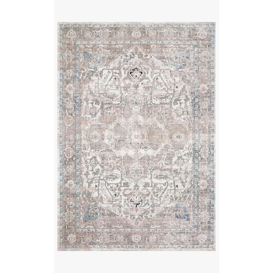 Loloi Rugs Dante Rugs By Loloi - DN-05 Ivory / Stone
