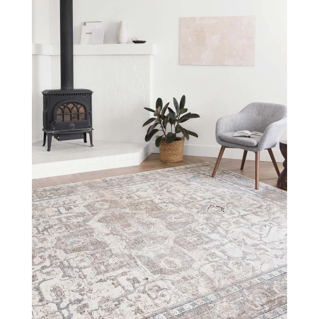 Loloi Rugs Dante Rugs By Loloi - DN-05 Ivory / Stone