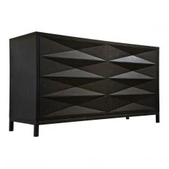 Cabinets CFC Furniture Diamante 8 Drawer Dresser, Walnut