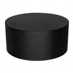 Noir Furniture Dixon Coffee Table, Black Metal