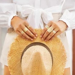 Anna Beck Jewelry Anna Beck Double Bar Ring - Gold