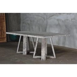 Organic Restoration Reclaimed Elm Dining Table