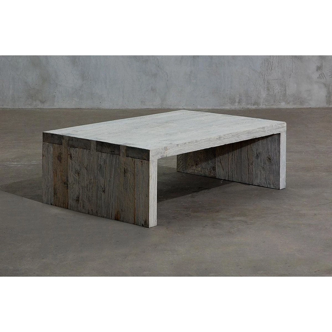 Organic Restoration Reclaimed Elm Dovetail Cocktail Table