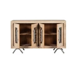 Olde Door Company New Orleans Cabinet White Washed