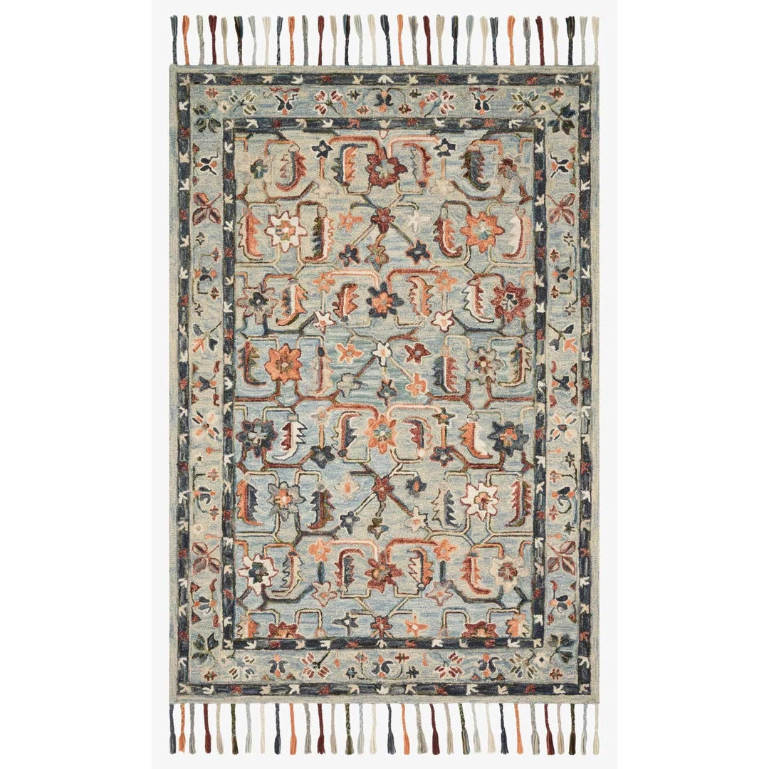Loloi Rugs Elka Rugs By Loloi - ELK-01 - Sky / Multi