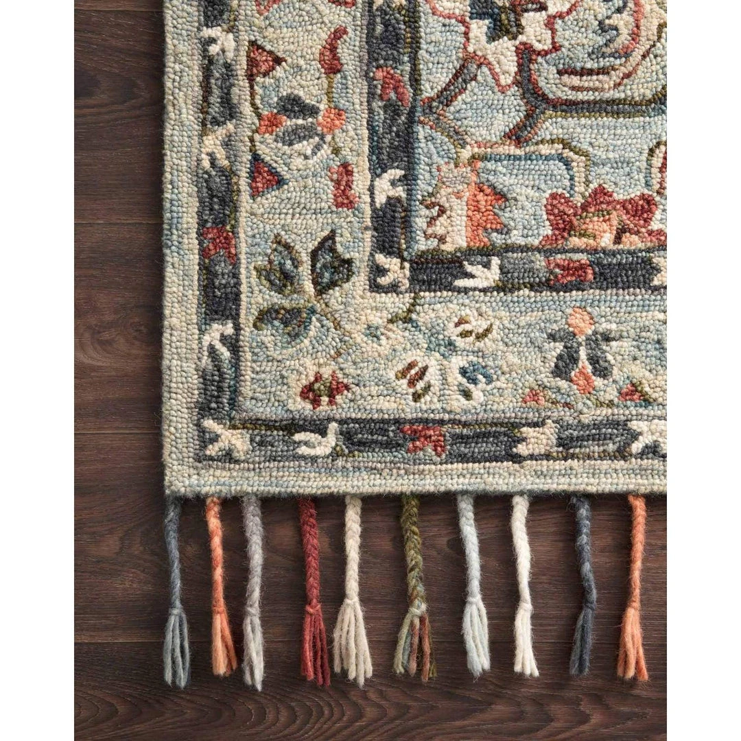 Loloi Rugs Elka Rugs By Loloi - ELK-01 - Sky / Multi