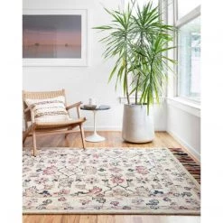 Loloi Rugs Elka Rugs By Loloi - ELK-02 - Ivory / Multi