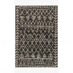 Loloi Rugs Emory Rugs By Loloi - EB-09 Black / Ivory