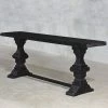 Organic Restoration Reclaimed Elm Console – With Rail Leg