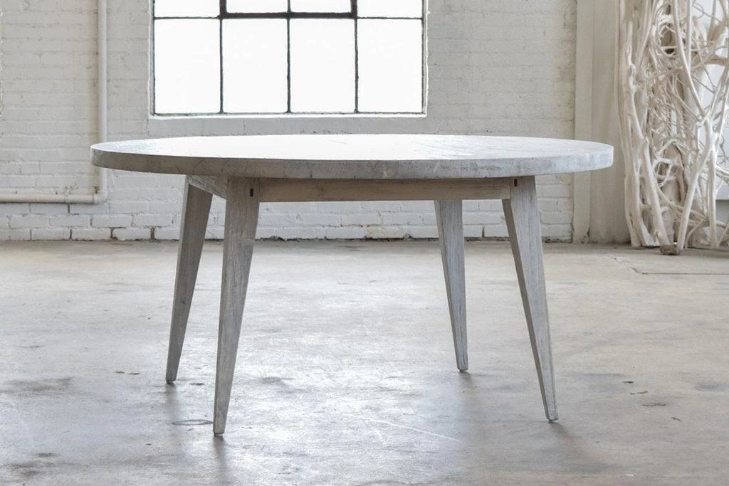 Organic Restoration Tapered Leg Table - Reclaimed Elm