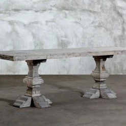 Organic Restoration Reclaimed Elm Console