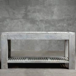 Organic Restoration Reclaimed Elm Console