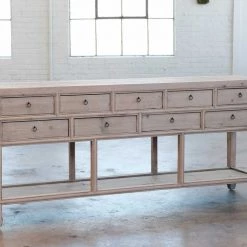 Organic Restoration Reeddition Multi Drawer Console