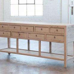 Organic Restoration Reeddition Multi Drawer Console