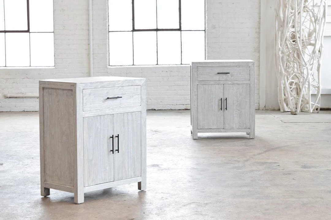 Organic Restoration Reclaimed Elm Cabinet