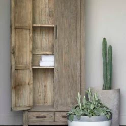 Organic Restoration Reclaimed Elm Cabinet