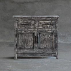 Organic Restoration Bedside Cabinet In Reclaimed Wood