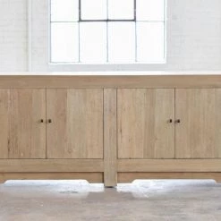 Organic Restoration Gansu Buffet In Salvaged Wood