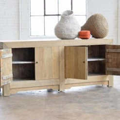 Organic Restoration Gansu Buffet In Salvaged Wood