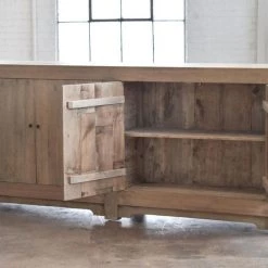 Organic Restoration Gansu Buffet In Salvaged Wood