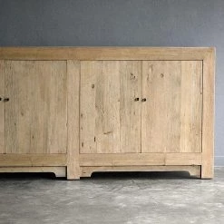 Organic Restoration Gansu Buffet In Salvaged Pine