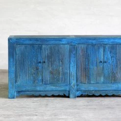 Organic Restoration Weathered Blue Gansu Buffet
