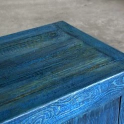 Organic Restoration Weathered Blue Gansu Buffet