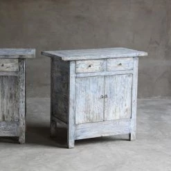 Organic Restoration Reedition Reclaimed Wood Cabinet