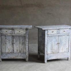 Organic Restoration Reedition Reclaimed Wood Cabinet