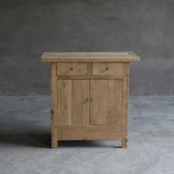 Organic Restoration Reedition Reclaimed Wood Cabinet