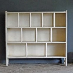 Organic Restoration Reedition Elm Shelves In White
