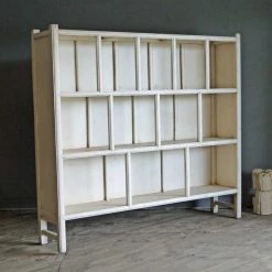 Organic Restoration Reedition Elm Shelves In White