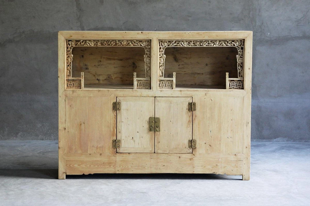 Organic Restoration Antique Qinghai Cabinet