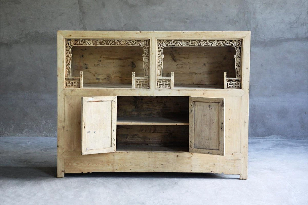 Organic Restoration Antique Qinghai Cabinet